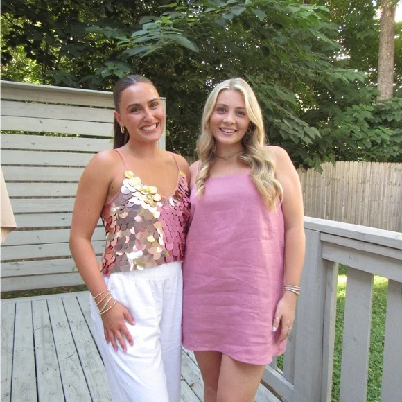 Reformation | Dresses | Pink Linen Reformation Dress | Poshmark